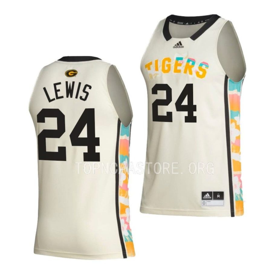 terrence lewis white bhe basketball honoring black excellence jersey scaled