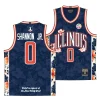 terrence shannon jr. navy maui relief illinois fighting illinibasketball jersey scaled