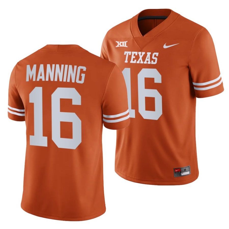 texas longhorns arch manning orange college football class of 2023 5 star qb jersey scaled