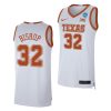 texas longhorns christian bishop 2023 ncaa march madness mens basketball white jersey scaled