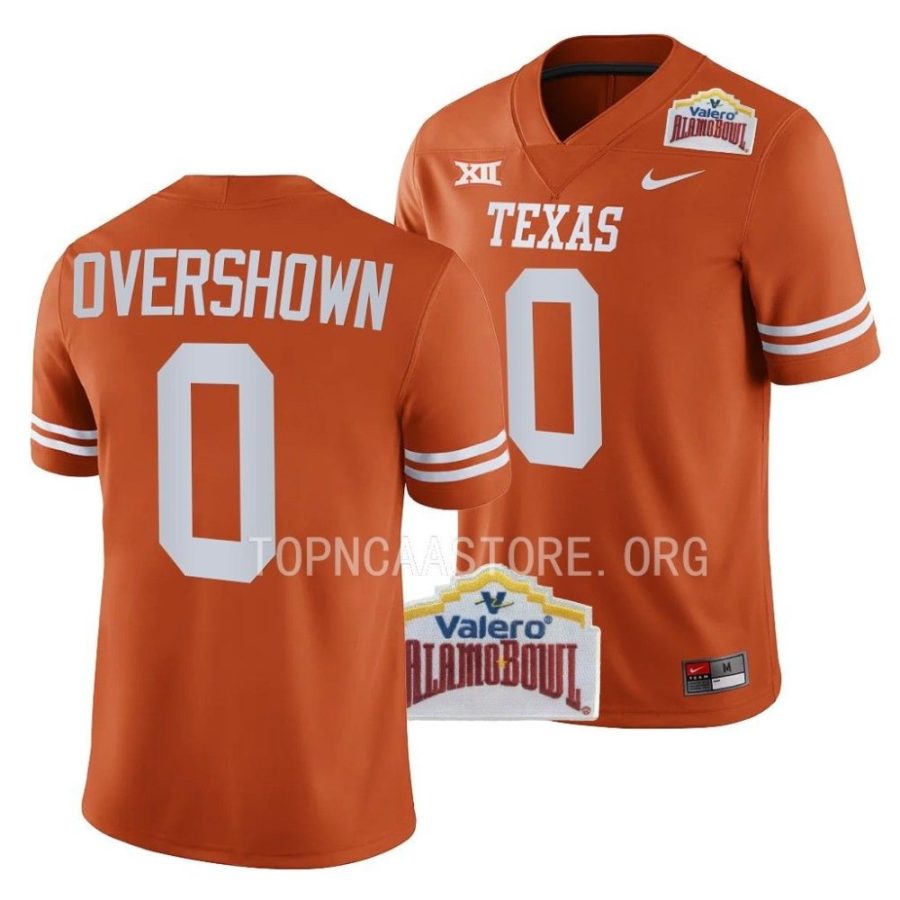 texas longhorns demarvion overshown orange 2022 alamo bowl college football jersey scaled