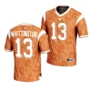 texas longhorns jordan whittington orange highlight print football fashion jersey scaled