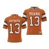 texas longhorns jordan whittington youth orange nil player jersey