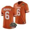 texas longhorns maalik murphy orange 2023 allstate red river rivalry football jersey scaled