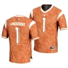 texas longhorns orange highlight print football fashion jersey scaled