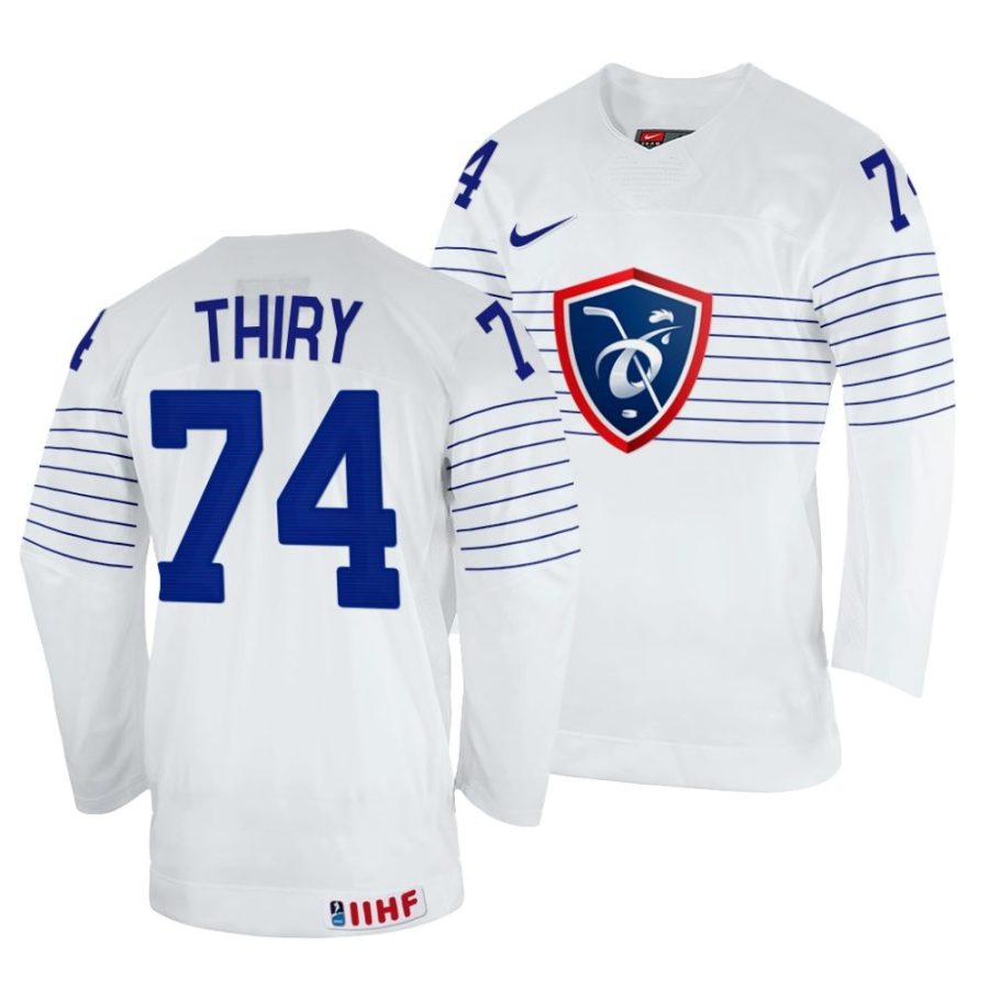 thomas thiry white 2022 iihf world championship france home jersey scaled