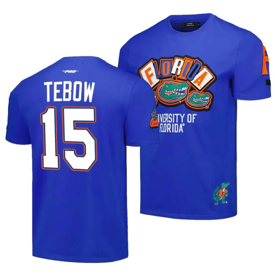tim tebow homecoming pro standard royal t shirts scaled
