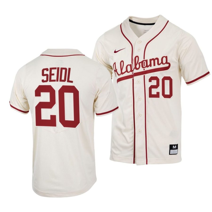 tommy seidl alabama crimson tide 2022college baseball menreplica jersey scaled