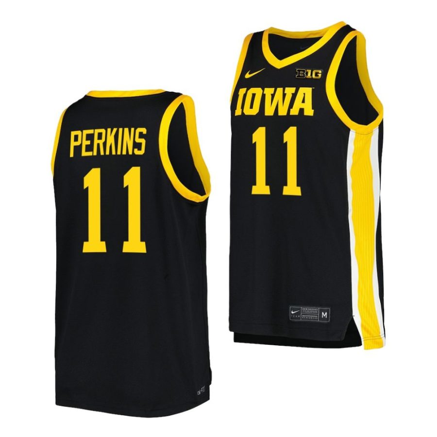 tony perkins iowa hawkeyes college basketball 2022 23 replica jersey scaled