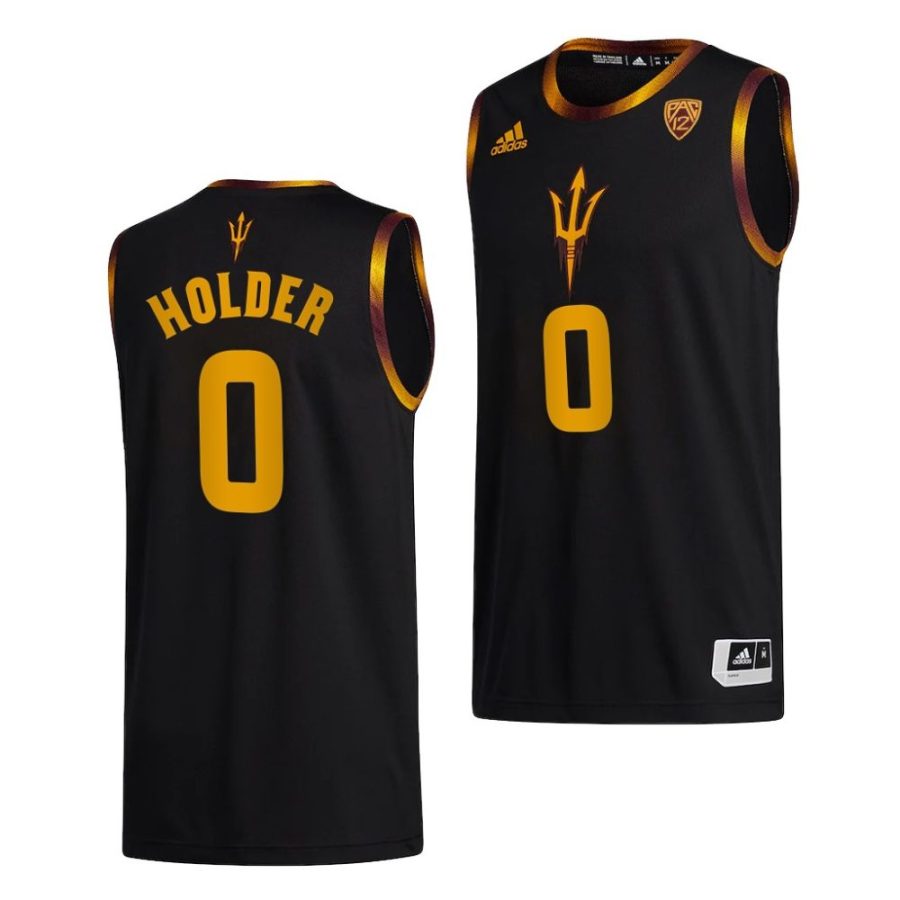 tra holder arizona state sun devils college basketball black jersey scaled