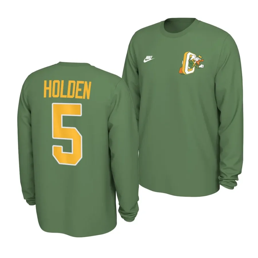 traeshon holden long sleeve throwback green t shirts scaled