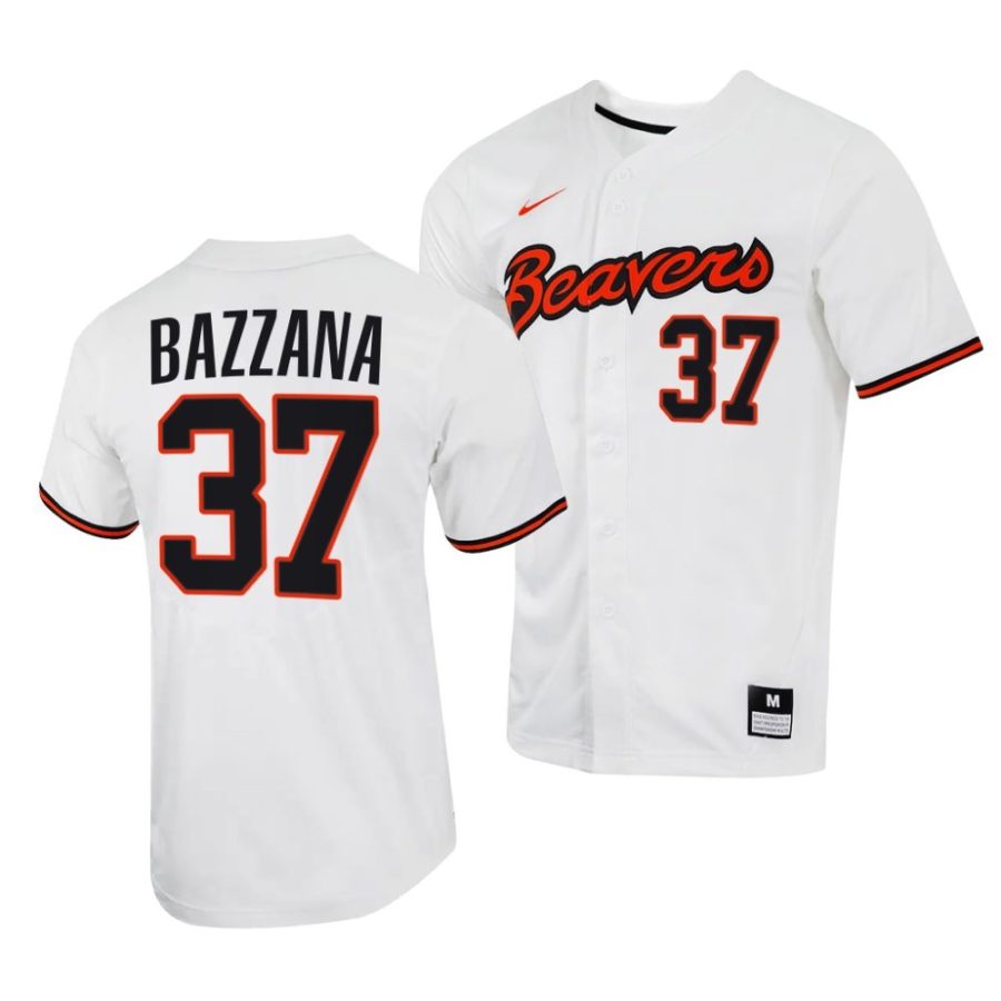 travis bazzana oregon state beavers 2022college baseball menfull button jersey scaled