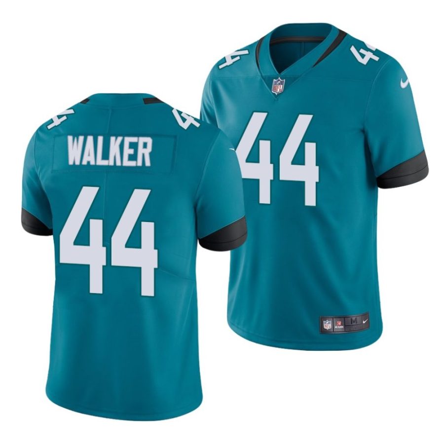 travon walker jacksonville jaguars 2022 nfl draft vapor limited men teal jersey scaled