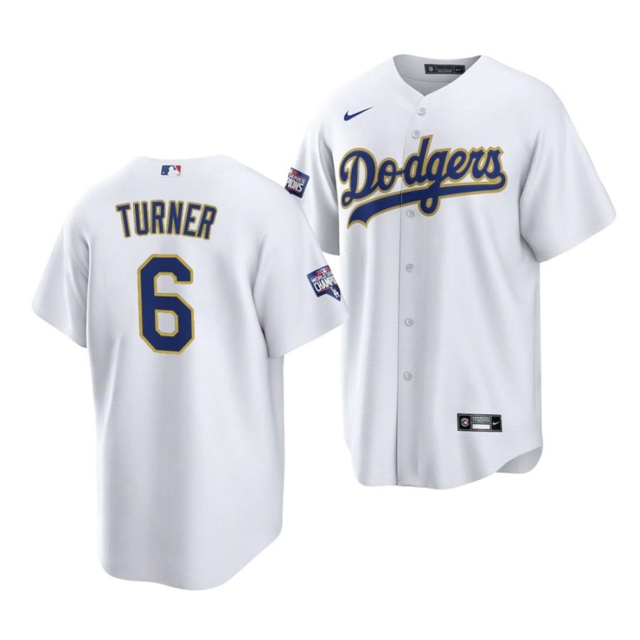 trea turner dodgers 20222021 gold program men'sreplica jersey scaled