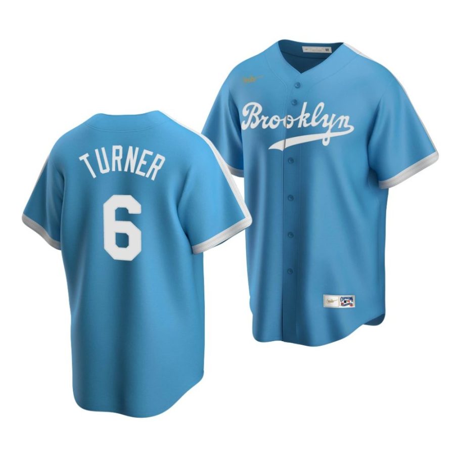 trea turner dodgers 2022cooperstown collection men'salternate jersey scaled