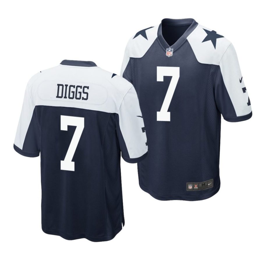 trevon diggs dallas cowboys 2020 nfl draft men's navy jersey scaled