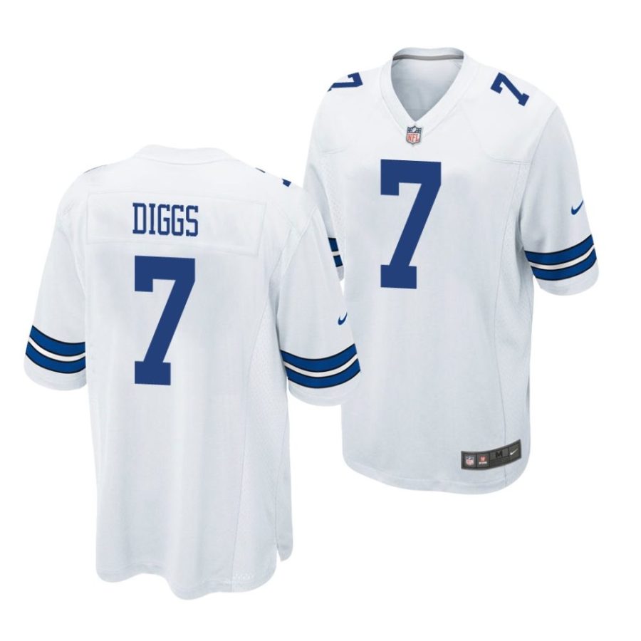 trevon diggs dallas cowboys 2020 nfl draft men's white jersey scaled