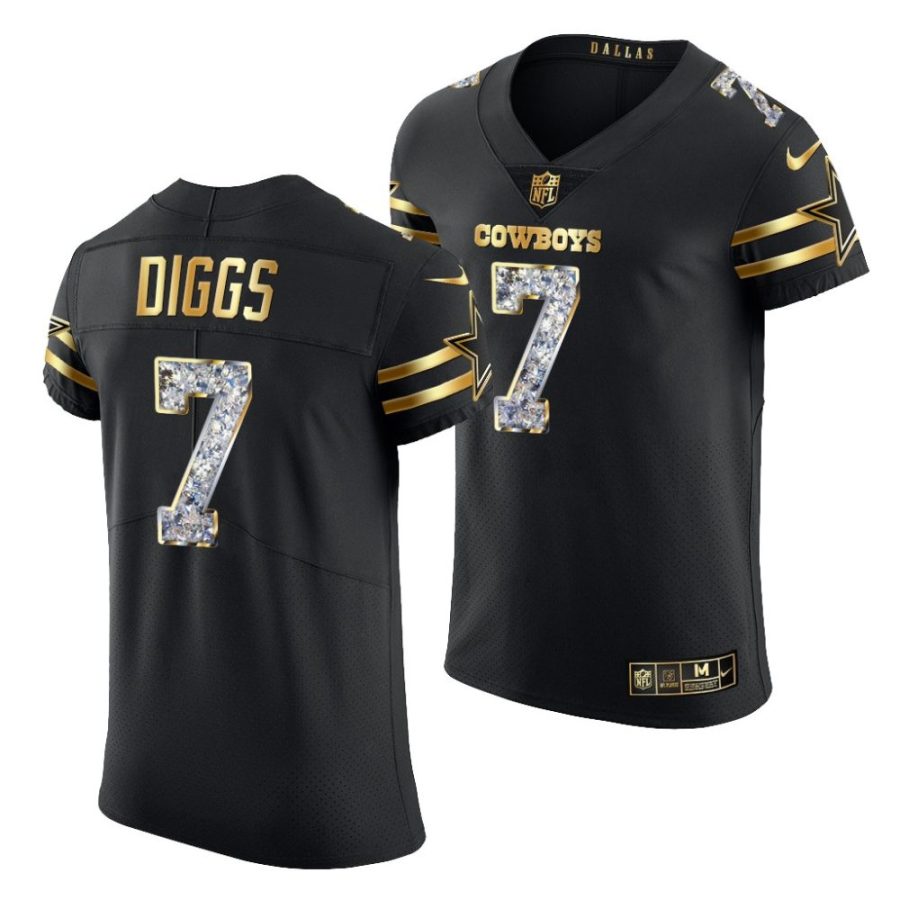 trevon diggs dallas cowboys diamond edition vapor elite men's black jersey scaled