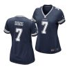 trevon diggs dallas cowboys game women's navy jersey scaled