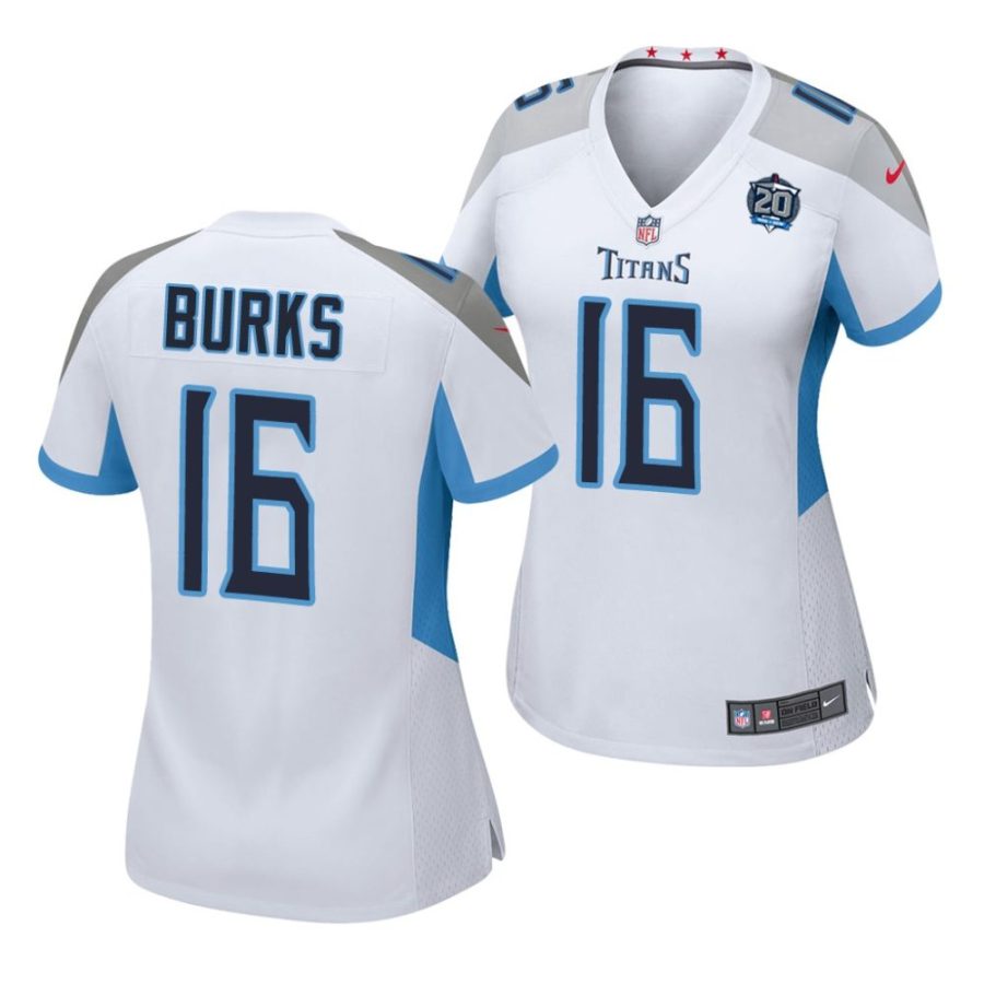 treylon burks tennessee titans 2022 nfl draft game women white jersey scaled