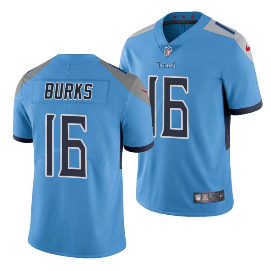 treylon burks tennessee titans 2022 nfl draft vapor limited men blue jersey scaled