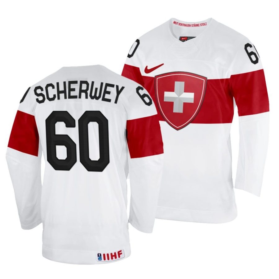 tristan scherwey home 2022 iihf world championship white jersey scaled