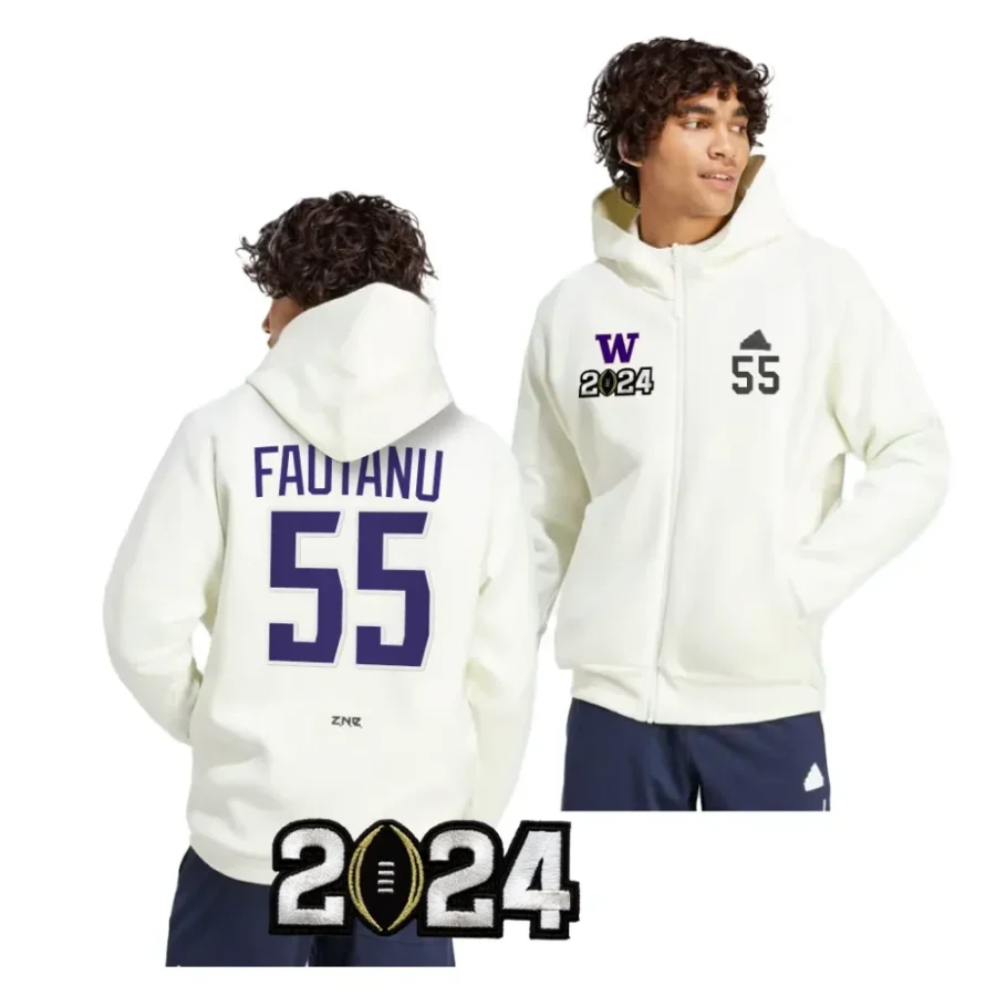 troy fautanu white cfbplayoff 2024 national championship washington huskies ziphoodie scaled