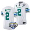 tulane green wave duece watts white 2023 cotton bowl college football playoff jersey scaled