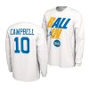 tyger campbell white 2022 ncaa march madness ball in bench t shirts scaled