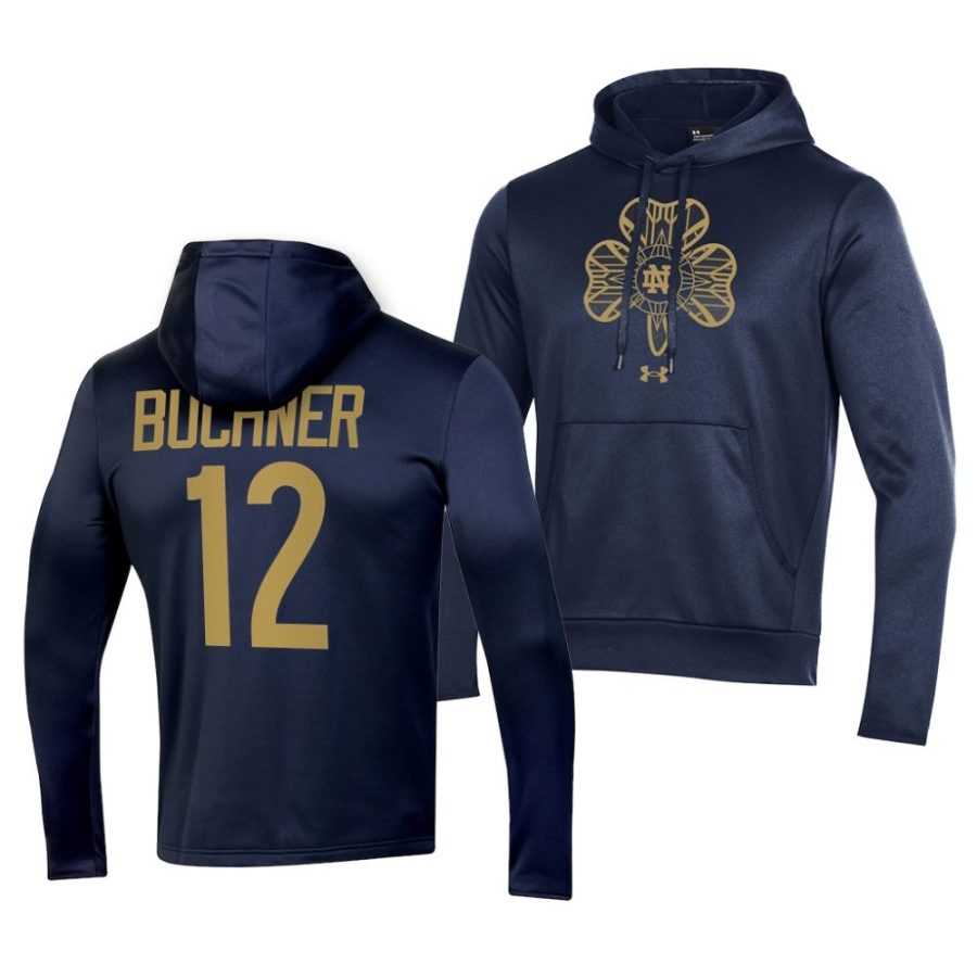 tyler buchner navy 2022 shamrock series fleece pullover hoodie scaled