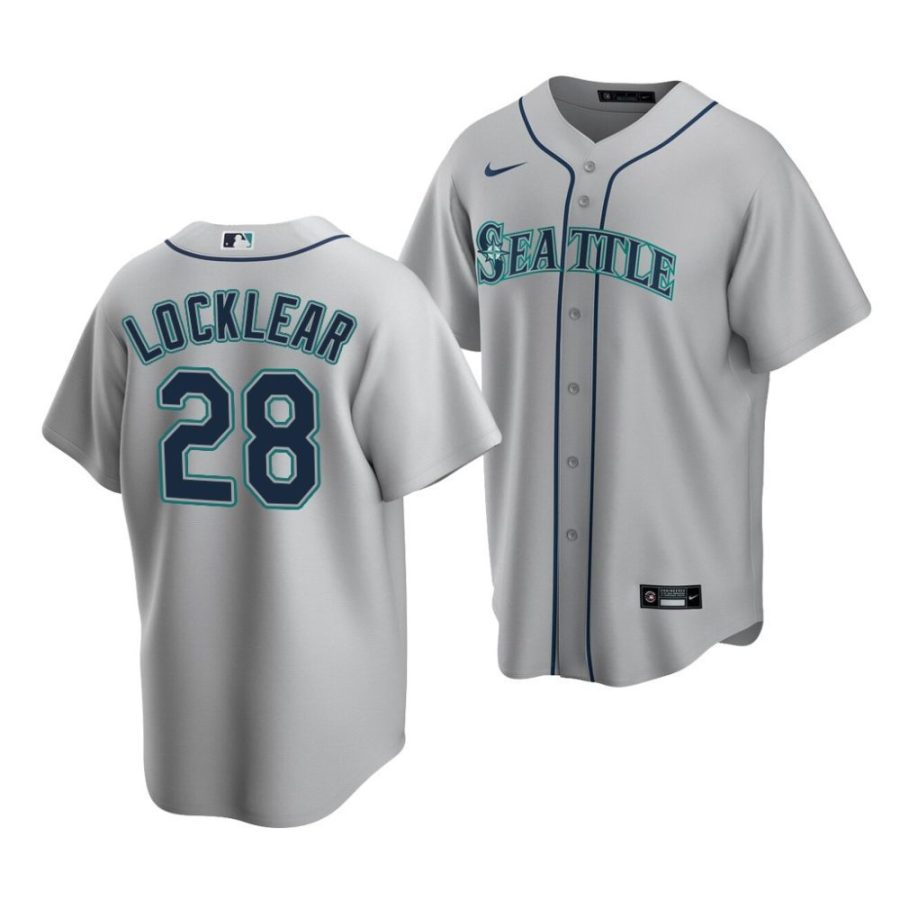 tyler locklear mariners road 2022 mlb draft replica gray jersey scaled