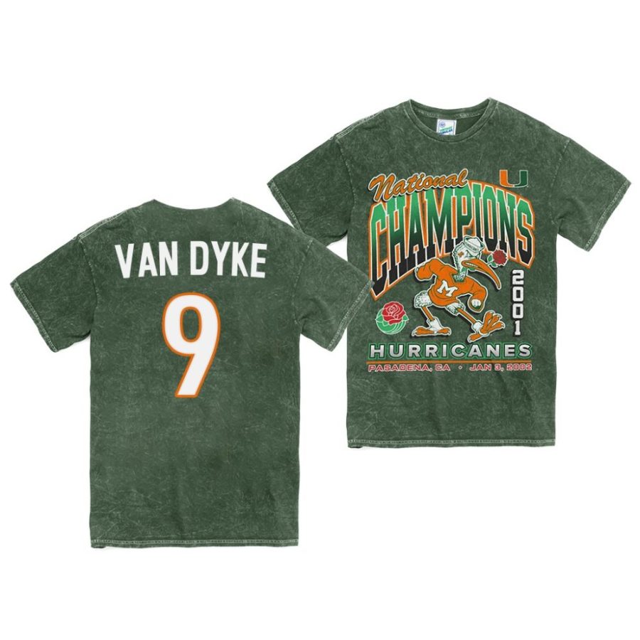tyler van dyke vintage tubular 2001 national champs rocker green t shirts scaled
