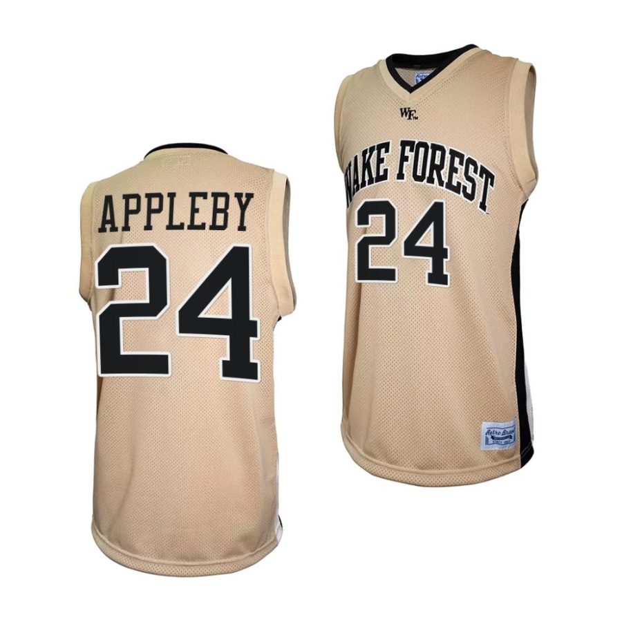 tyree appleby gold retro basketball jersey scaled