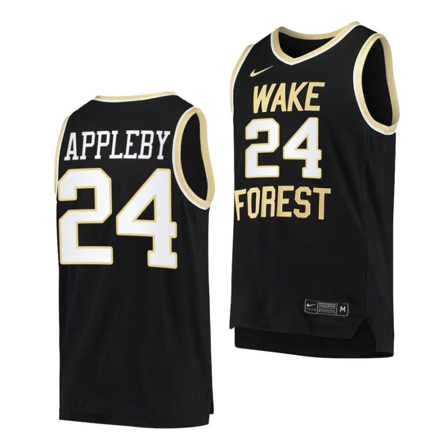 tyree appleby wake forest demon deacons college basketball jersey scaled