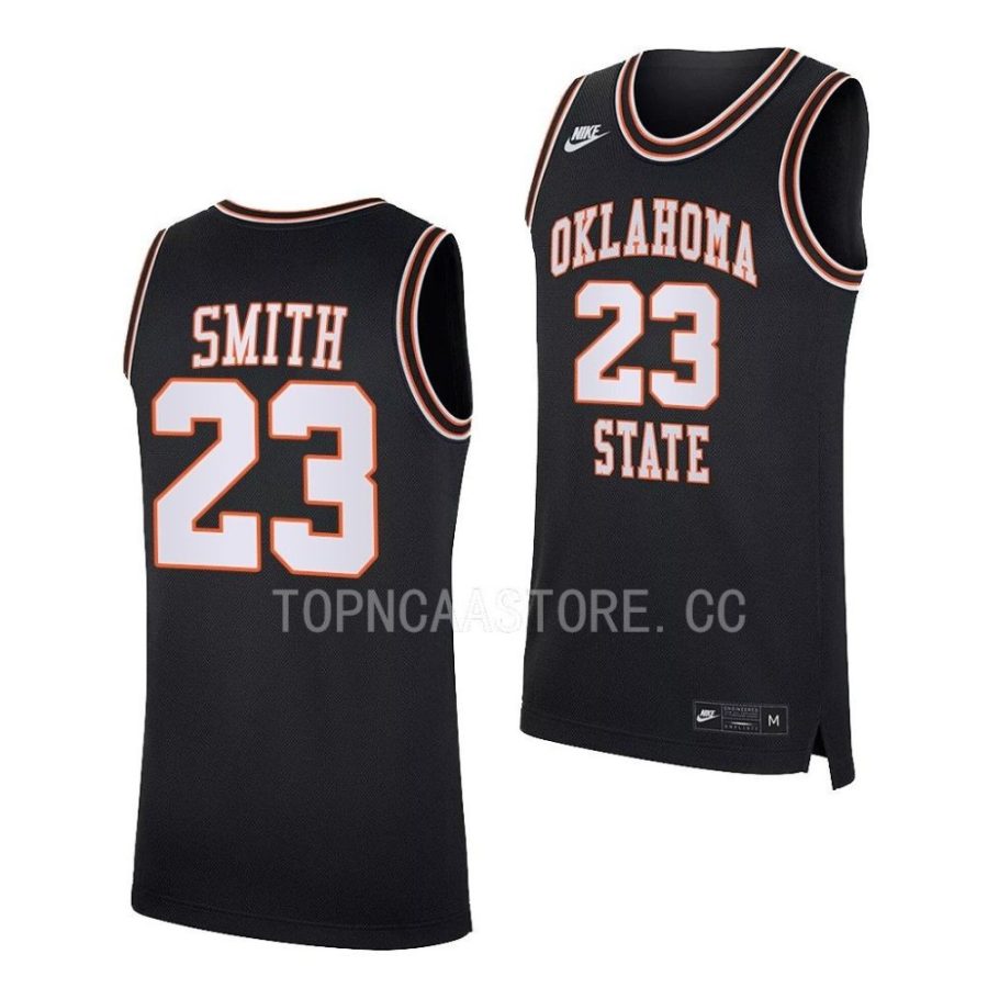 tyreek smith osu cowboys 2022 23retro basketball replicablack jersey scaled