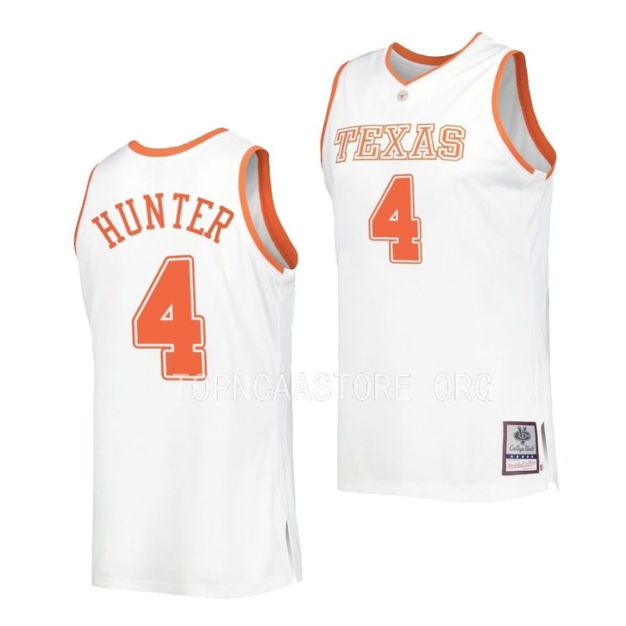 tyrese hunter texas longhorns college basketball throwback jersey scaled