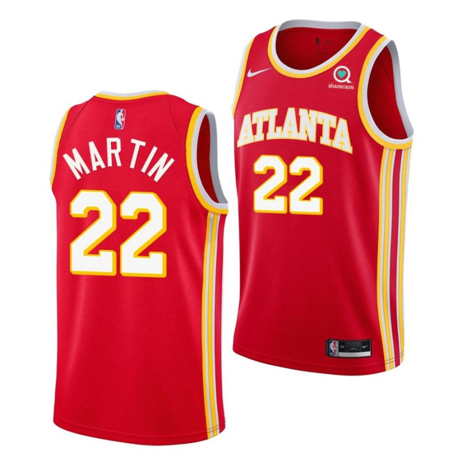 tyrese martin hawks 2022 nba draft red icon edition jersey scaled