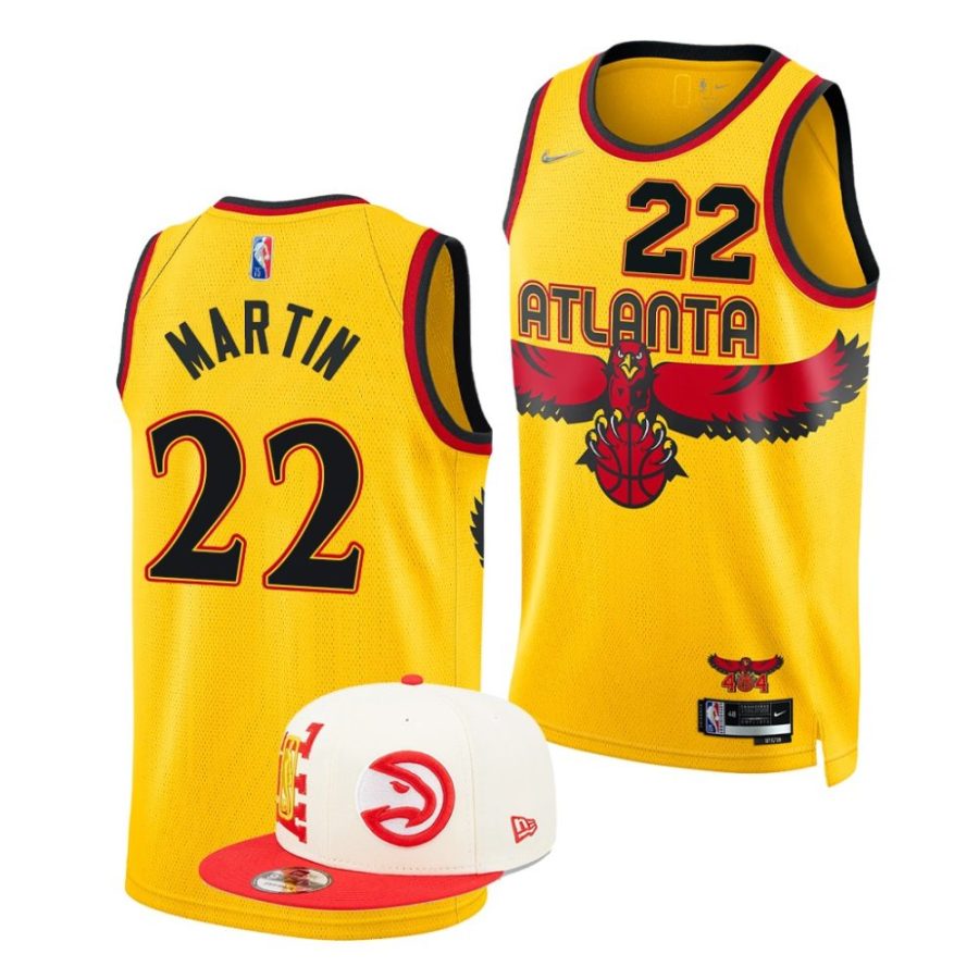 tyrese martin hawks city edition 2022 nba draft gold jersey scaled