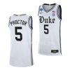tyrese proctor duke blue devils 2023 ncaa march madness mens basketballwhite jersey scaled