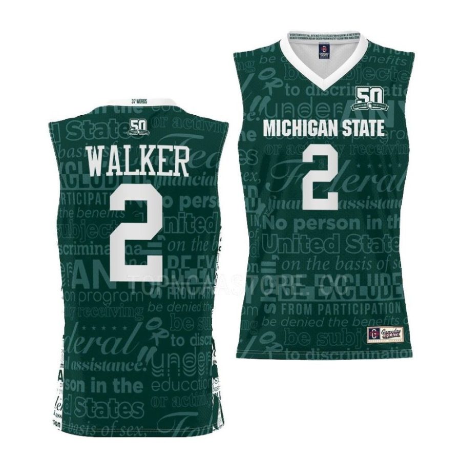 tyson walker michigan state spartans 2022 title ix jersey scaled