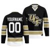 ucf knights black college hockey custom jersey scaled