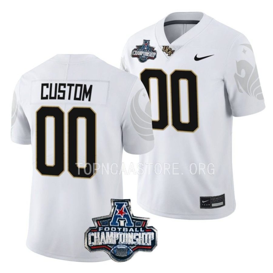 ucf knights custom white 2022 american championship football jersey scaled