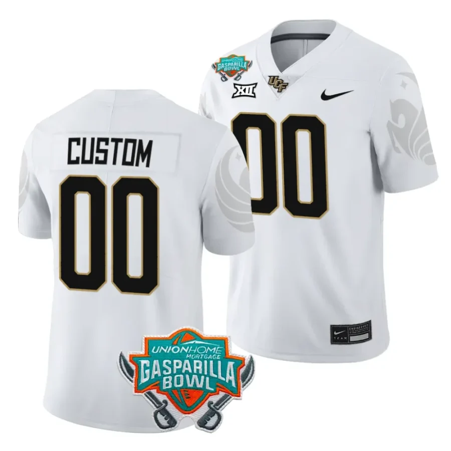 ucf knights custom white 2023 gasparilla bowl football jersey scaled