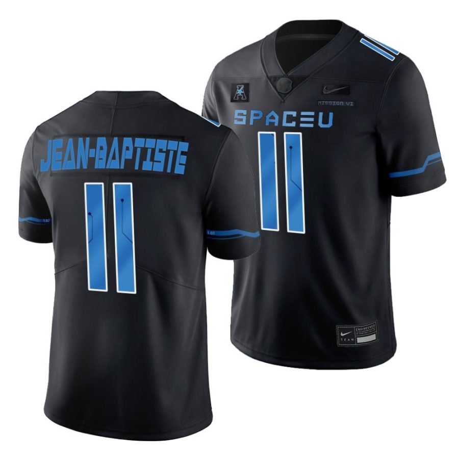 ucf knights jeremiah jean baptiste black 2022 space game spaceu legend jersey scaled