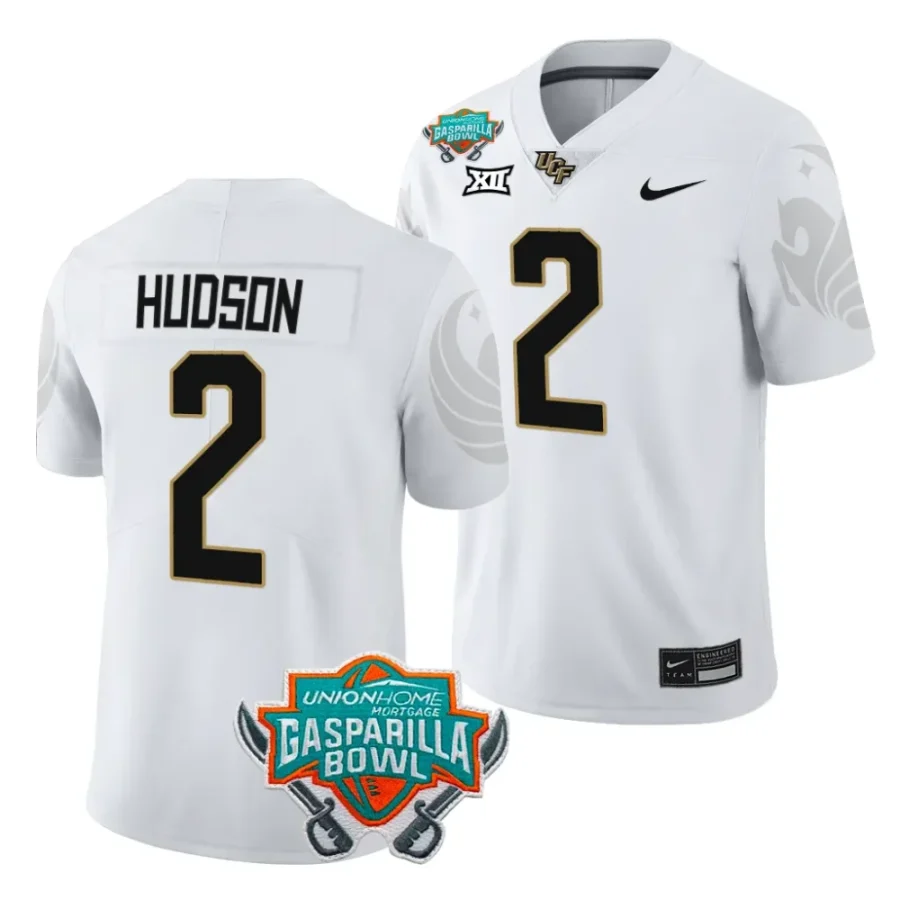 ucf knights kobe hudson white 2023 gasparilla bowl football jersey scaled