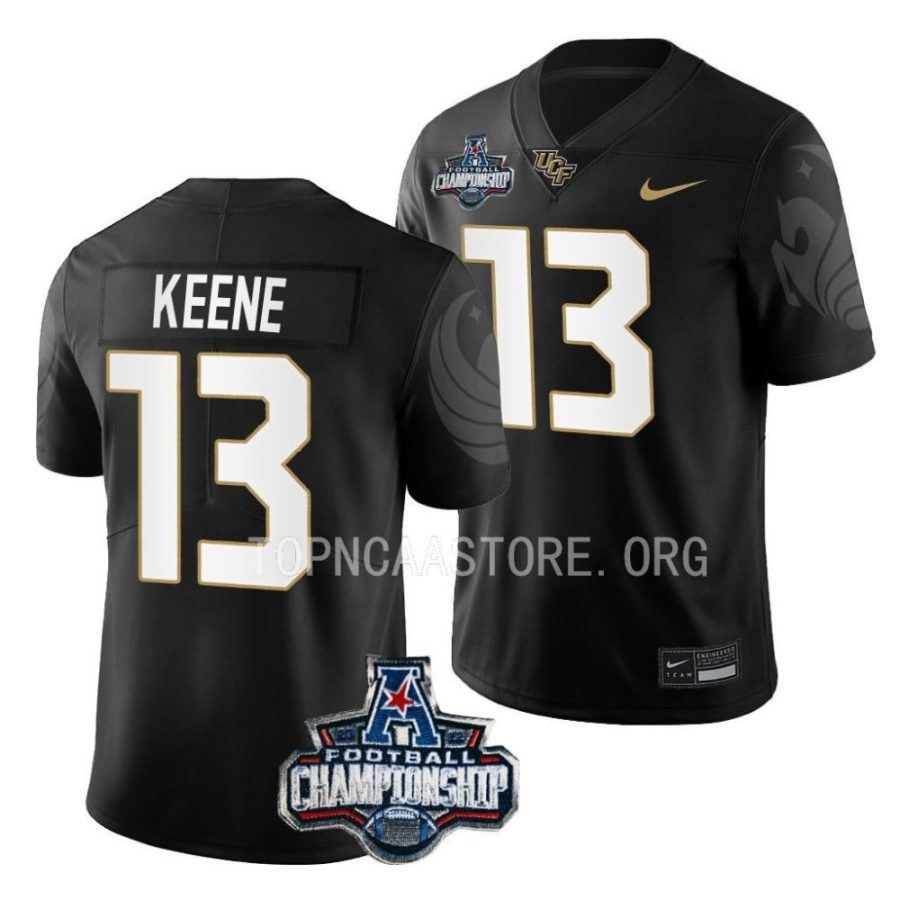 ucf knights mikey keene black 2022 acc championship football jersey scaled