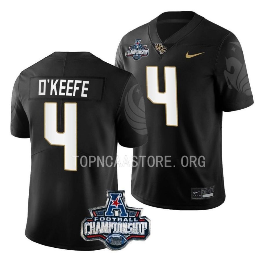 ucf knights ryan o'keefe black 2022 acc championship football jersey scaled