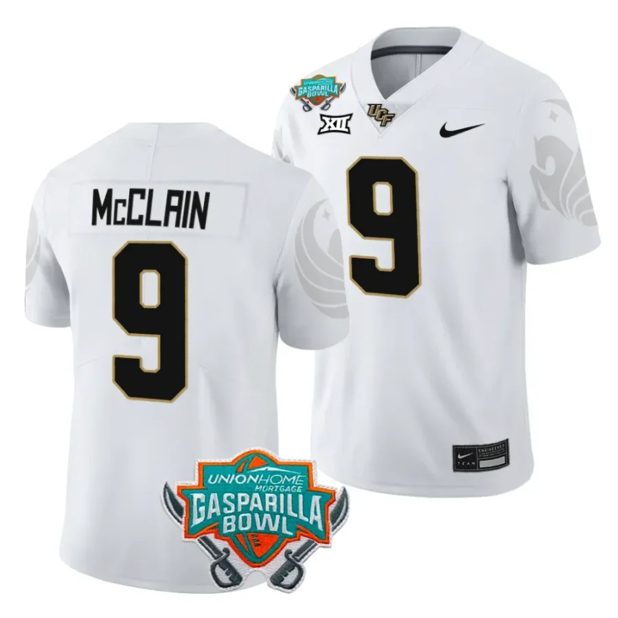 ucf knights timmy mcclain white 2023 gasparilla bowl football jersey scaled