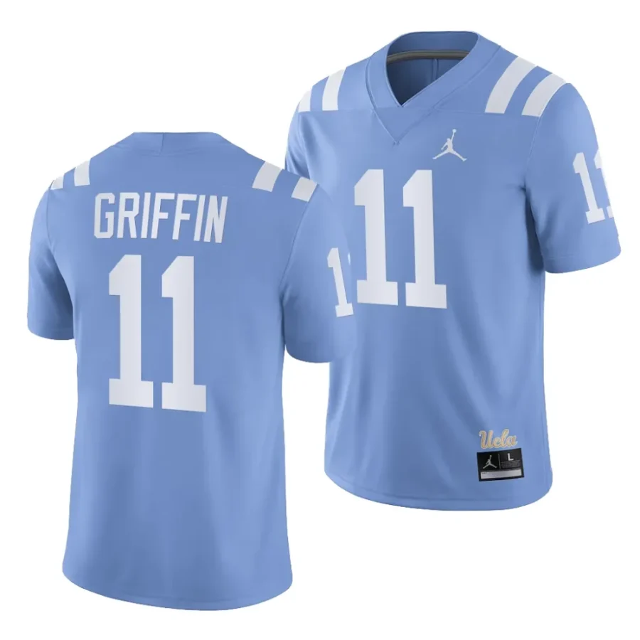 ucla bruins chase griffin light blue alternate game football jersey scaled