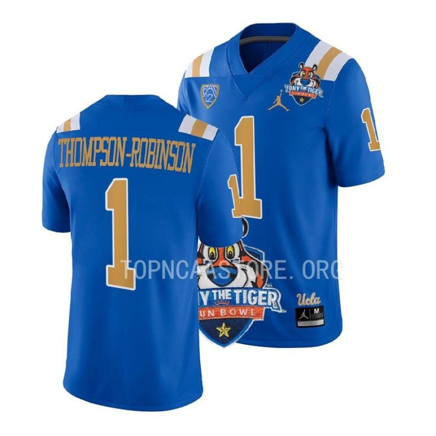 ucla bruins dorian thompson robinson blue 2022 tony the tiger sun bowl football jersey scaled